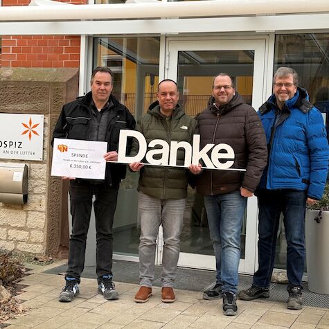 HNM Bau unterstützt unser Hospiz mit 6.350 Euro – und schafft mehr Parkplätze für Zugehörige