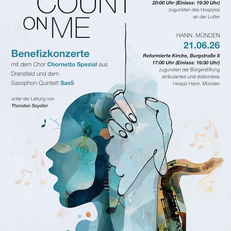 Benefizkonzert „You Can Count On Me“ in Göttingen